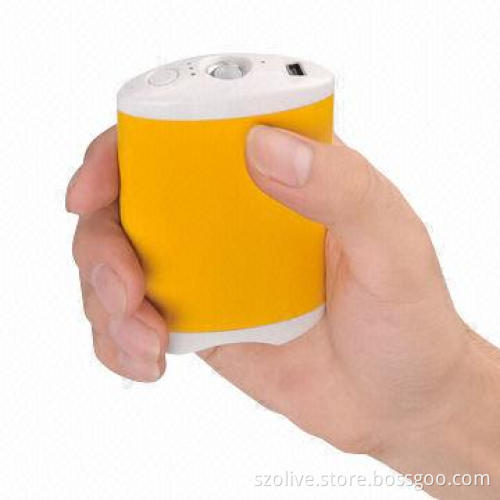 Integrated 4400mAh Power Bank with Hand Warmer